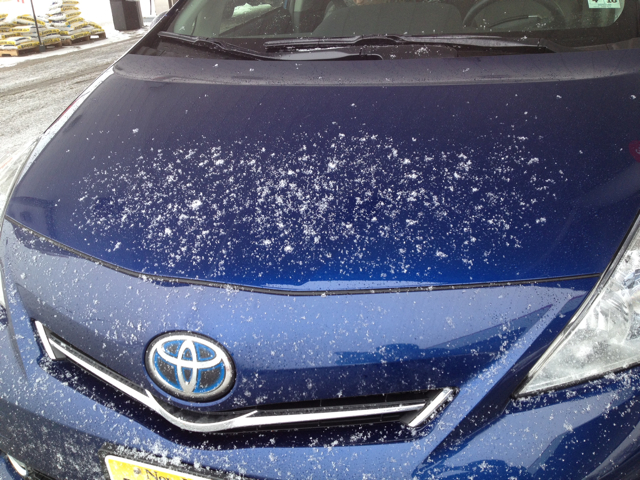 Toyota Prius V 2013 OWTK Test Drive In the South Bend Notre Dame Snow #LetsGoPlaces