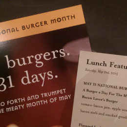 National Burger Month at Iron Hill Brewery