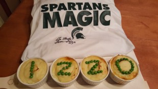 OWTK Recipe Box and Contest: March Madness Spartans Turkey Shepherd’s Pie Appetizer Recipe