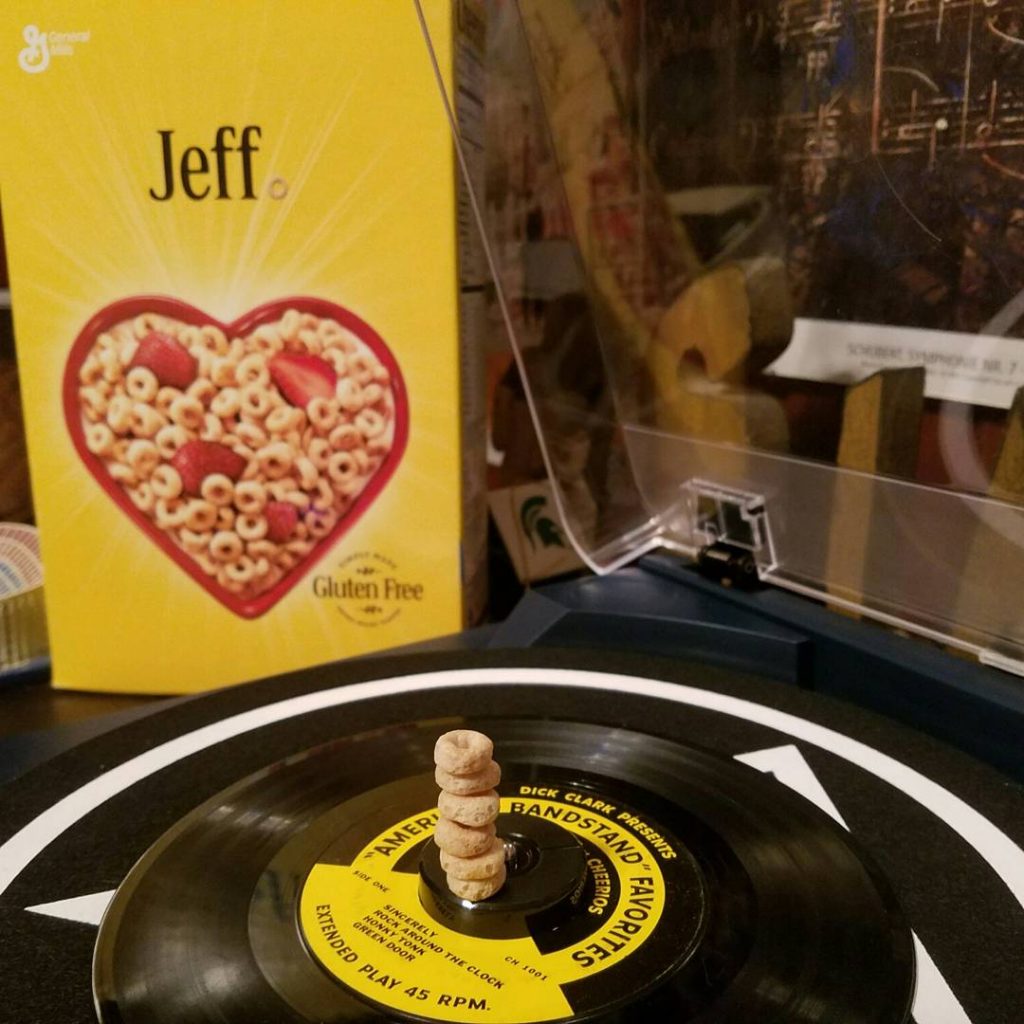 CheerioChallenge Life of Dad_Jeff Bogle OWTK_vinyl 45rpm