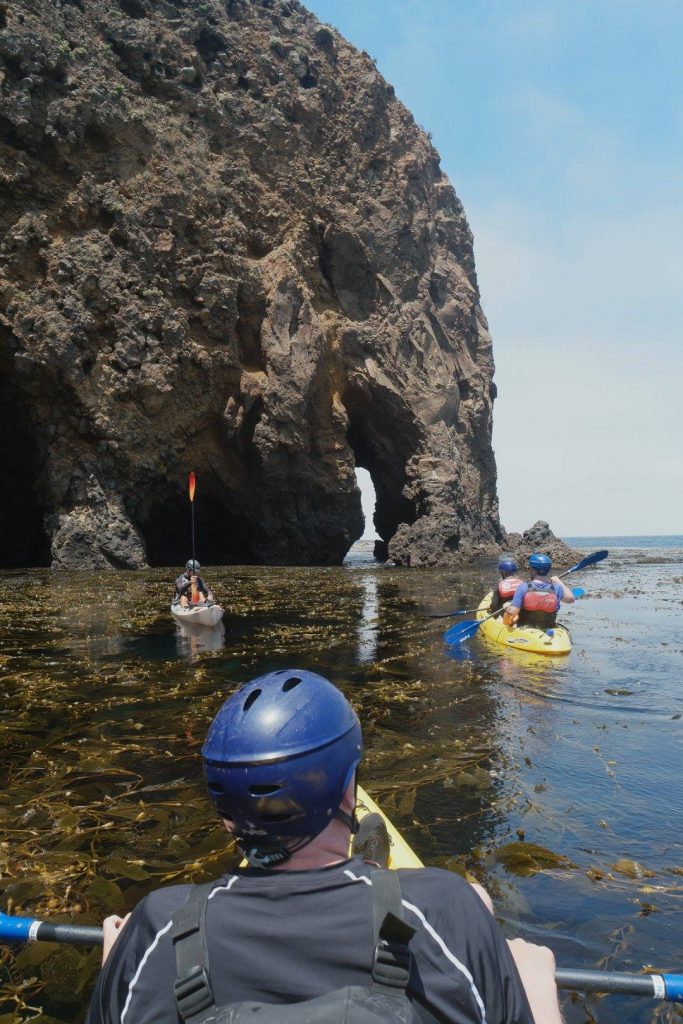 KiaSBExp Focus and Fun of Channel Islands Cave Kayaking Elephant Arch