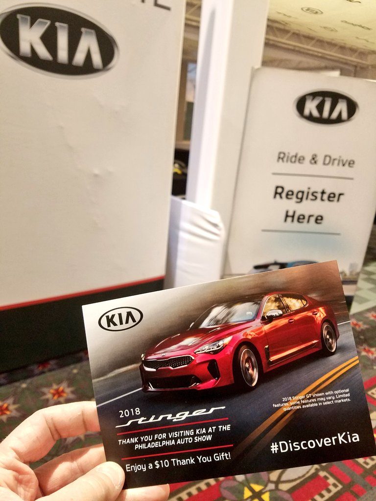 KiaAutoShow Philly Stinger Ride and Drive
