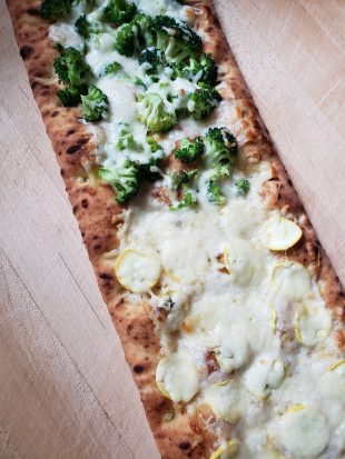 The Accidental Zucchini Pizza in Bracciano Italy