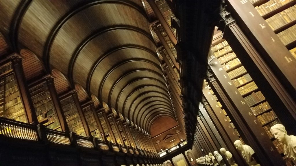 The Long Room Of The Old Library At Trinity College